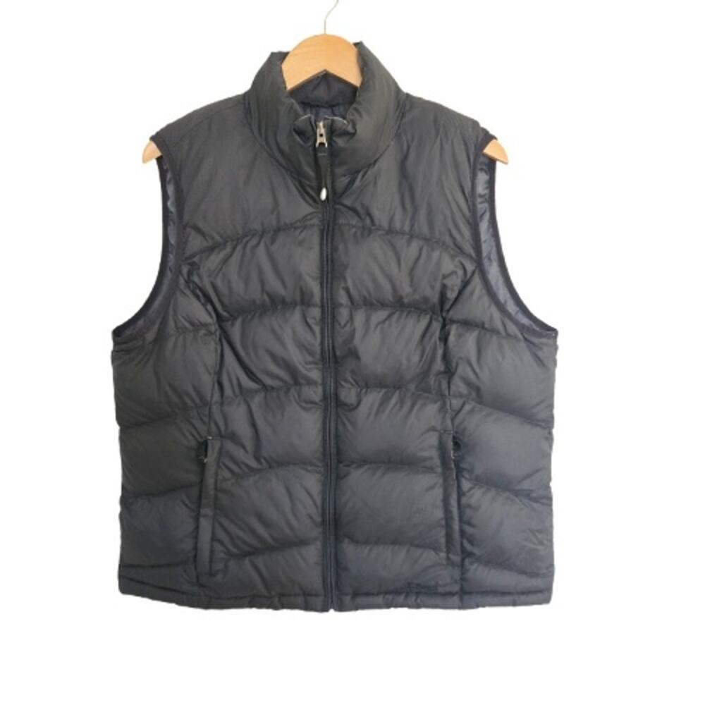 L.L. Bean Black Goose Down Puffer Vest Size XL